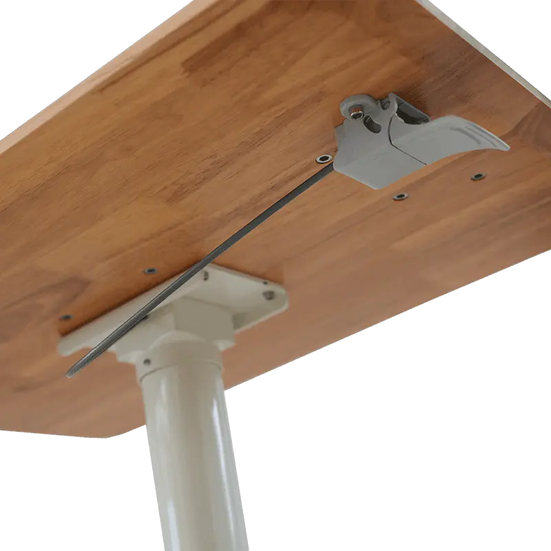 SK06-01 Naturligt trä Pneumatiskt höjdjusterbart skrivbord