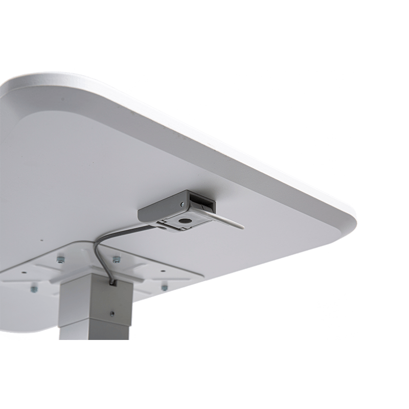 TH07 (fyrkantig aluminiumrörpelare) Pneumatiskt höjdjusterbart skrivbord