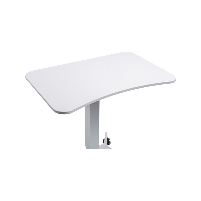 TH07 (fyrkantig aluminiumrörpelare) Pneumatiskt höjdjusterbart skrivbord